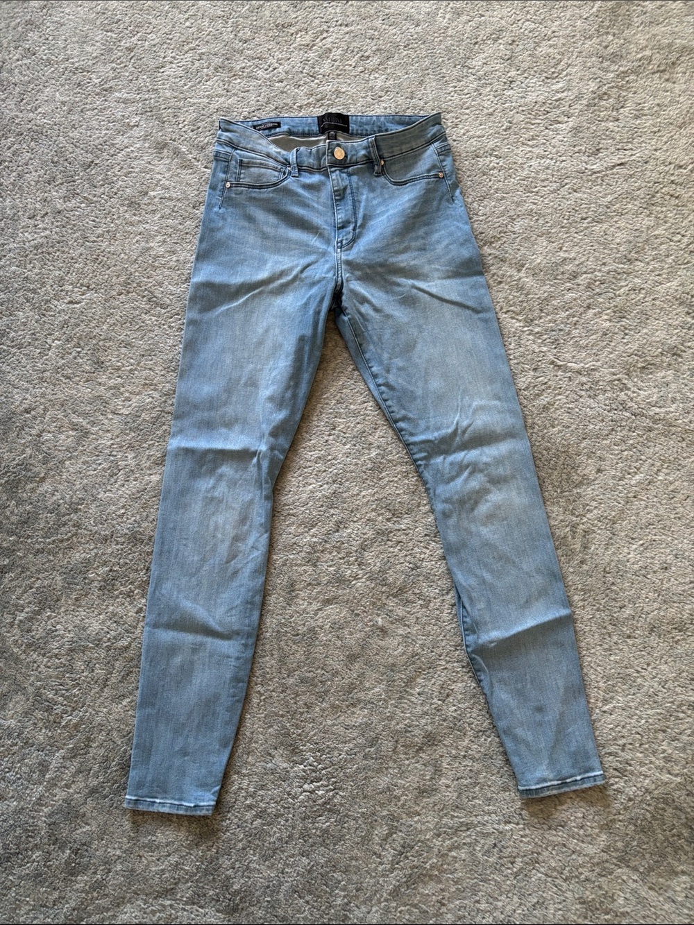 WHBM HIGH RISE DENIM LEGGING MEDIUM LONG GREAT COND BUNDLE2SAVE
